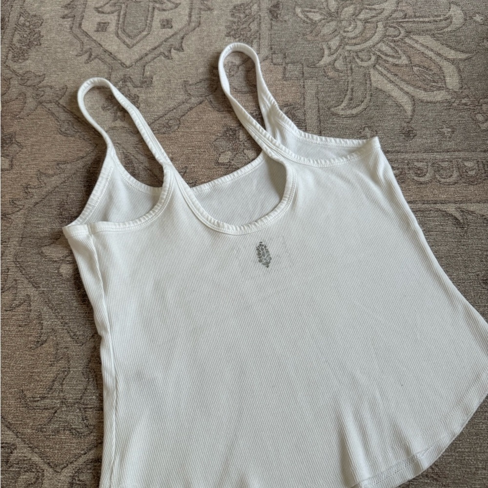 FP movement White Crop Tank Top